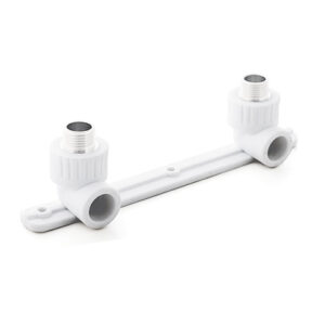 Колено ПП комб.под смеситель нар. 20х1/2", бел. РТП