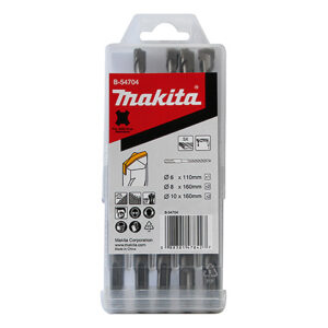 Набор буров SDS-Plus CENTERING TIP MAKITA 5 шт (6x110 1шт, 8x160 2шт,10x160 2шт)