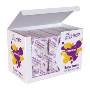 Пластины от комаров без запаха, для всей семьи, 10 шт., HELP