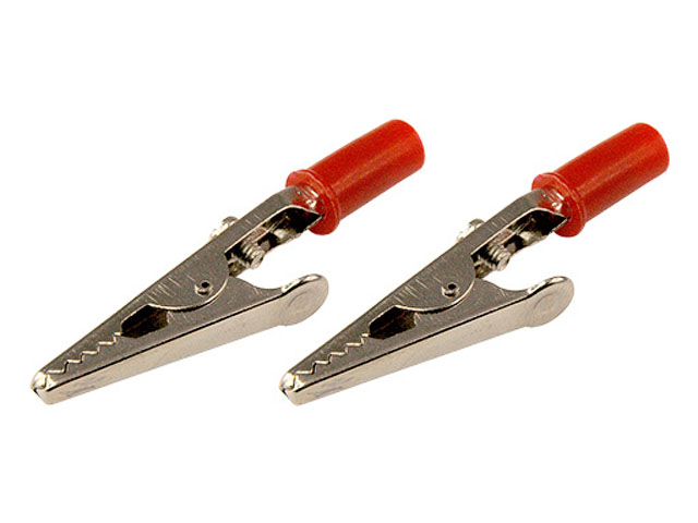Зажим «крокодил», длина 53 мм, ток 15A, (2шт.) (пакет) REXANT