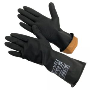 Перчатки КЩС тип 2 р-р 9(L) К50 Щ40, нефть, индивид. уп.