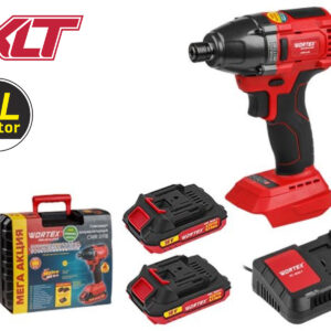 Аккум. ударный гайковерт/винтоверт WORTEX CWR 0118 в чем. ALL1 XLT SET БЕСЩЕТ., 18 В, 160 Н*м