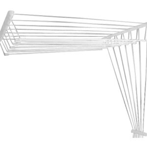 Сушилка для белья потолочная стальная 2,4 м, 7 стержней, белая, PERFECTO LINEA