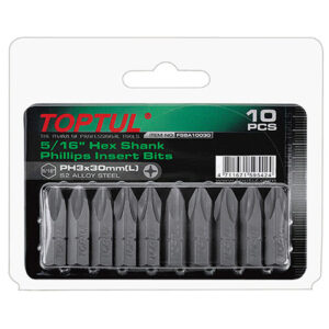 Насадка крестообразная PH1 30мм 5/16" 10шт блистер TOPTUL