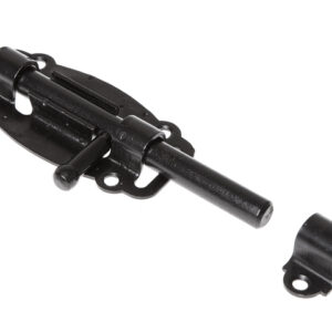 Задвижка дверная 100 мм круглая, оксид. STARFIX