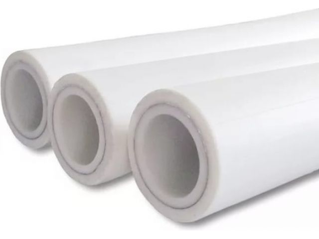 Труба ПП стекловолокно 32х4,4 PN20 сер. 2м РТП