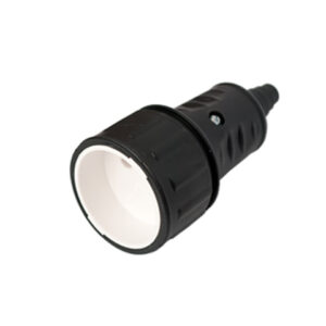 Розетка 1-ая переносная (б/з, 16А, 220В) черная, Bylectrica