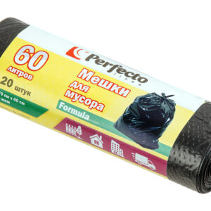 Мешки для мусора Formula, 60 л, 20 шт., PERFECTO LINEA