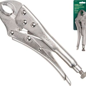 Зажим с фиксатором 250мм изогнутые губки ВОЛАТ