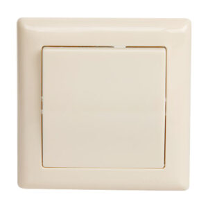 Выключатель 1-клав. (скрытый, винт. зажим) кремовый, DARIA, MUTLUSAN