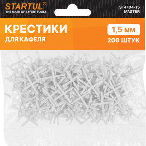Крестики д/кафеля 1,5мм 200шт STARTUL MASTER (ST4404-15)