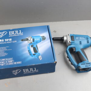 б/у Аккум. заклепочный пистолет BULL CRG 1018 в кор. XLTpro SOLO, БЕСЩЕТ., 25 мм, 10000 Н уцененны