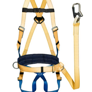 Удерживающая страховочная привязь УСП-2Ж+Строп А 10м (лента) (р-р L)