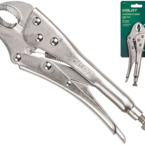 Зажим с фиксатором 180мм изогнутые губки ВОЛАТ