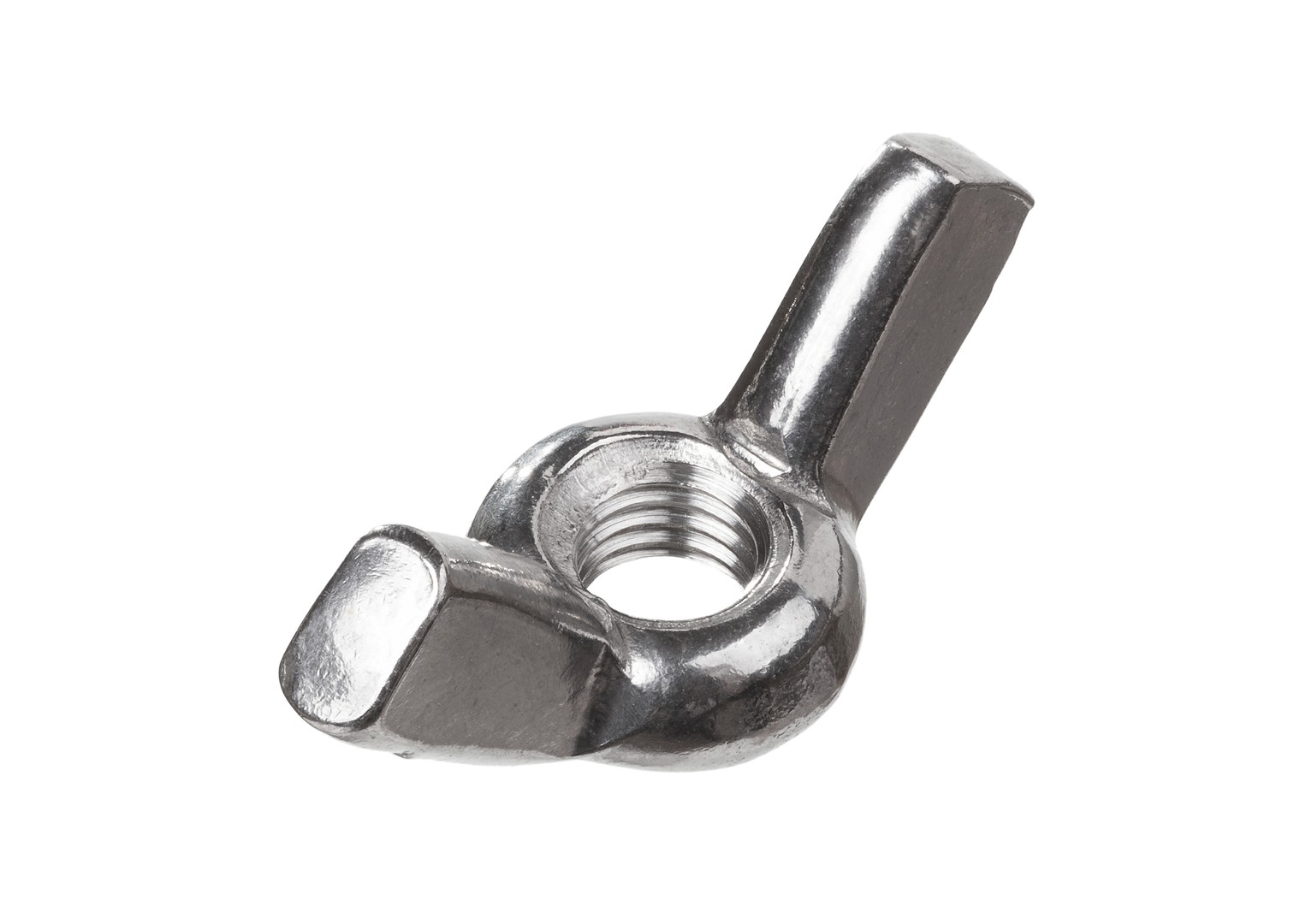 Гайка барашковая М8, нерж. сталь (А2) DIN 315 (100 шт в карт. уп.)