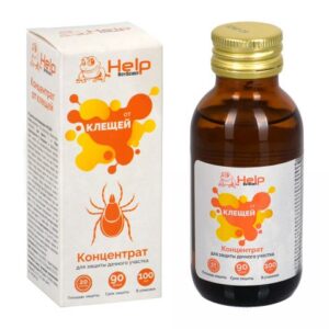 Концентрат от клещей до 20 соток, инсектицидный, 100 мл,  HELP