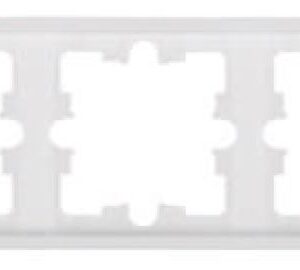 Рамка 5-местная белая, Carre, BYLECTRICA
