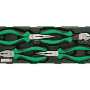 Набор-сет плоскогубцы, тонкогубцы, бокорезы 4предм. TOPTUL