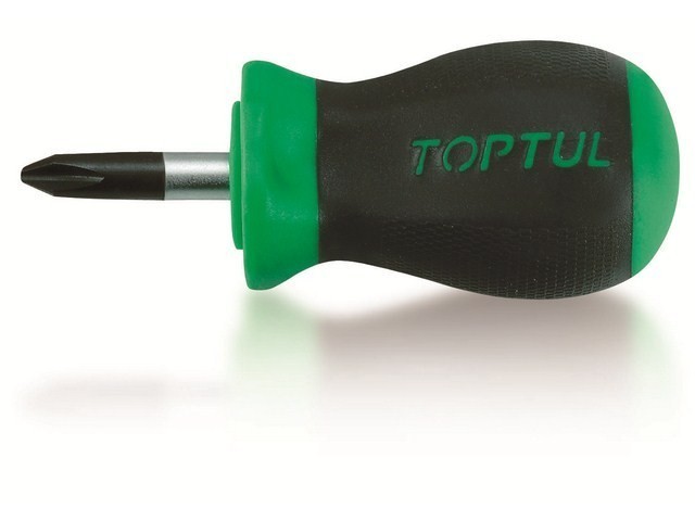 Отвертка "+" No1 25мм PH "бочка" TOPTUL