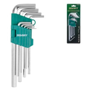 Набор ключей шестигр. 1,5-10мм 9шт длинн. ВОЛАТ