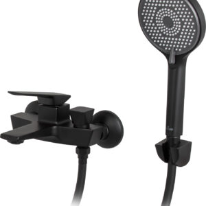 Смеситель для ванны (Lt) D35, серия Lily черный, a-five