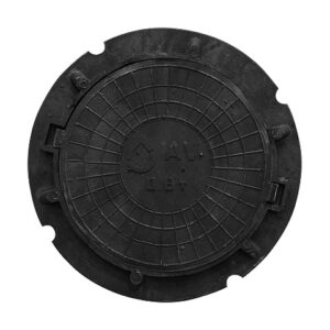 Люк садовый А8 (8 кН) черный, AV Engineering