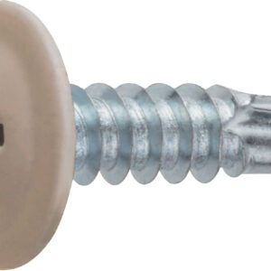 Саморез 4.2х16 мм с прессшайбой, цинк, со сверлом, RAL 1014 (500 шт в карт. уп.) STARFIX