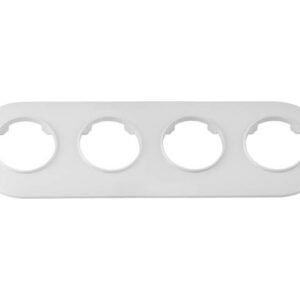 Рамка 4-местная белая, Прованс, Bylectrica