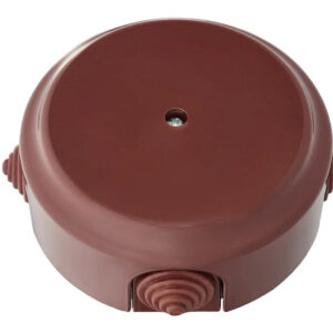 Коробка монтажная КМ-447 коричневая, Ретро, BYLECTRICA