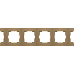 Рамка 6-ая горизонтальная золотая, RITA, MUTLUSAN