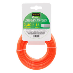 Леска ф 2.4 мм х 15 м квадратн. сеч. STARTUL GARDEN