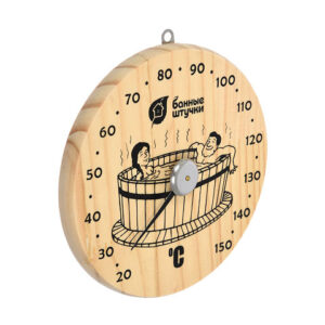 Термометр для бани и сауны "Удовольствие" 16х16х2,5 см, "Банные штучки"