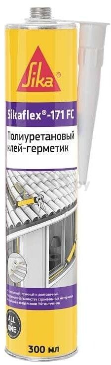 Клей-герметик полиуретановый Sikaflex 171FC белый, 300 мл