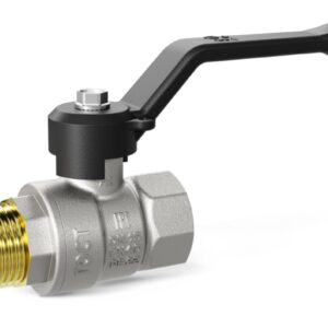 Кран шаровый 1 1/4" нар.-вн. ручка PN25, LD