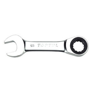 Ключ комбинированный 10мм с трещоткой MINI TOPTUL