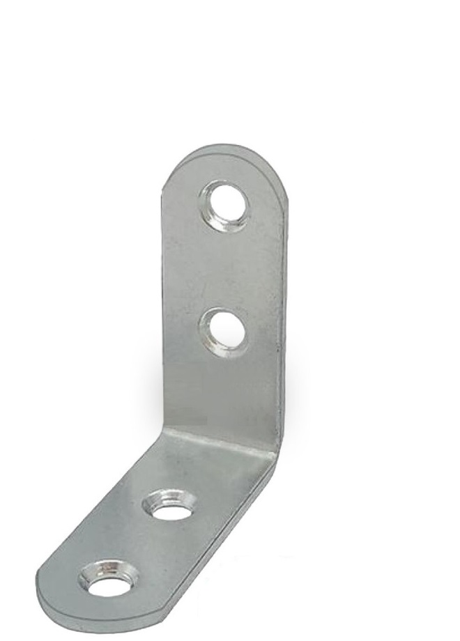 Уголок мебельный 17х40х40 мм белый цинк (4 шт в зип-локе) STARFIX