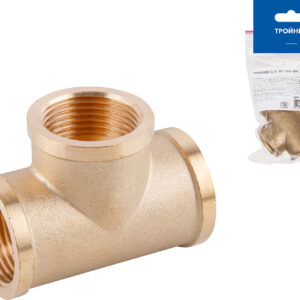 Тройник 3/4" вн.-вн.-вн., AV Engineering (инд.упак.)