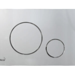 Кнопка управления для систем инсталляции (Хром-матовая), Alcaplast