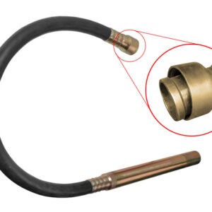 Вал гибкий 2 м в сборе с вибронаконечником 50 мм для вибратора CV 1512/CV 2012