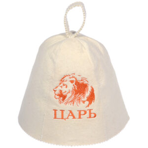 Шапка для бани и сауны "Царь", "Банные штучки" из войлока