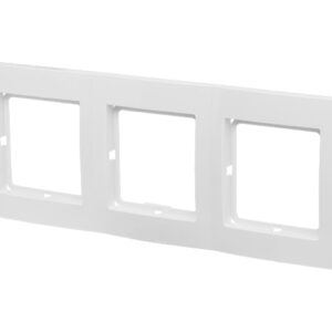 Рамка 3-местная белая, Стандарт, Юпитер