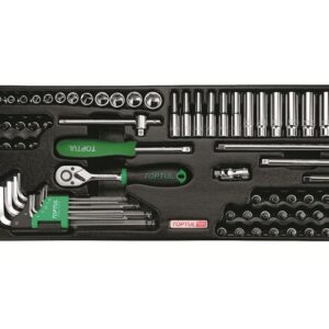 Набор-сет головок и ключей 72предм. 6гр. 434х176мм TOPTUL