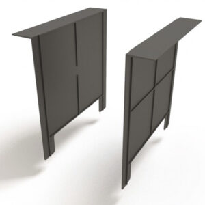 Перегородка-сифон к дождеприемнику 300х300 (черный), Ecoteck, РБ