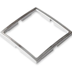 Вставка в рамку 1-местная серебряная, Уют, упак=3 шт.,  Bylectrica