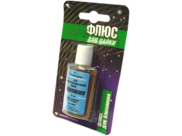 Флюс для алюминия (25мл) в блистере