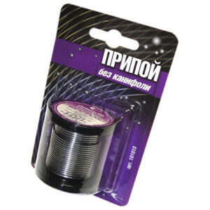 Припой ПОС 61 проволока, катушка ф1,5мм (100г) в блистере