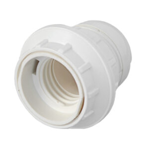 Патрон Е27 с резьбовым вводом и абажурным кольцом, BYLECTRICA