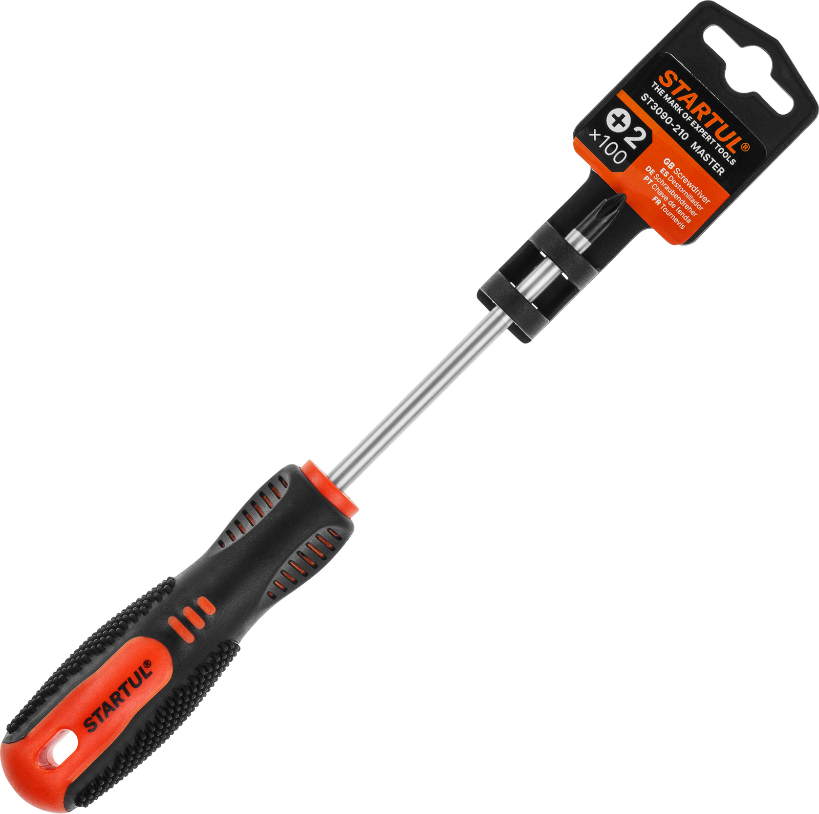 Отвертка "+" No2 100мм PH STARTUL MASTER (ST3090-210)