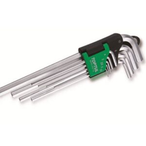 Набор ключей шестигр. 1,5-10мм 9шт длинн. TOPTUL