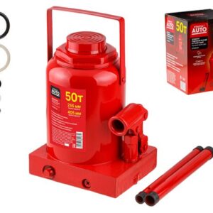 Домкрат гидравлический 50т бутылочный 255-405мм STARTUL AUTO (ST8018-50)